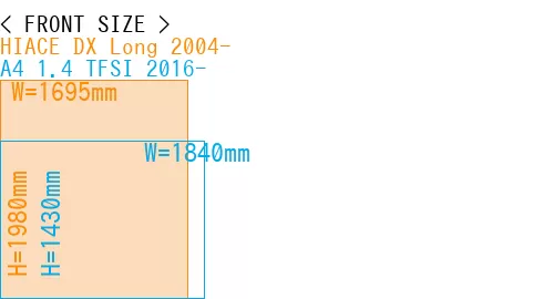 #HIACE DX Long 2004- + A4 1.4 TFSI 2016-